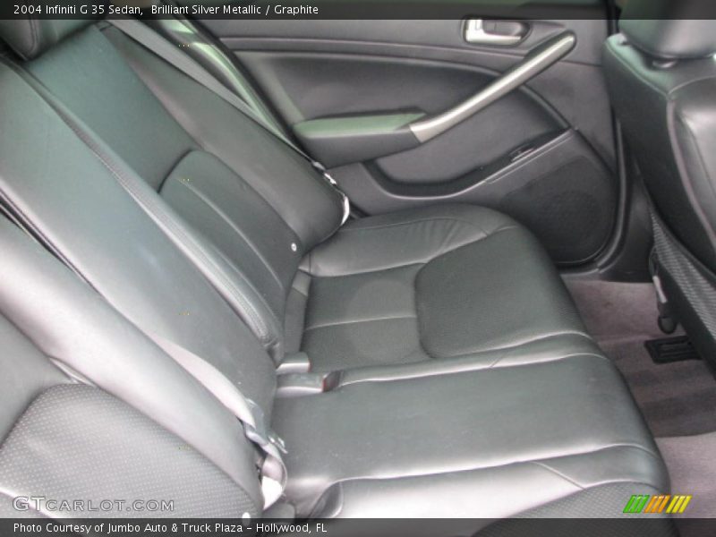 Brilliant Silver Metallic / Graphite 2004 Infiniti G 35 Sedan