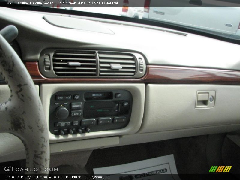 Polo Green Metallic / Shale/Neutral 1997 Cadillac DeVille Sedan