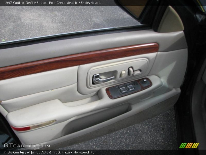 Polo Green Metallic / Shale/Neutral 1997 Cadillac DeVille Sedan