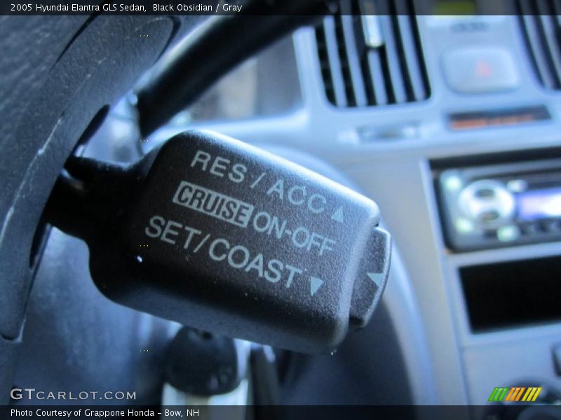 Black Obsidian / Gray 2005 Hyundai Elantra GLS Sedan