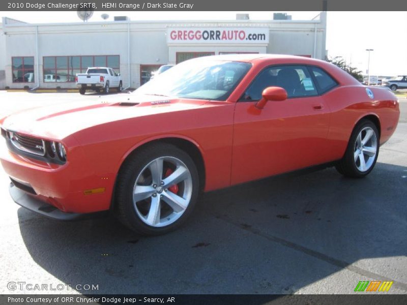 HEMI Orange / Dark Slate Gray 2010 Dodge Challenger SRT8