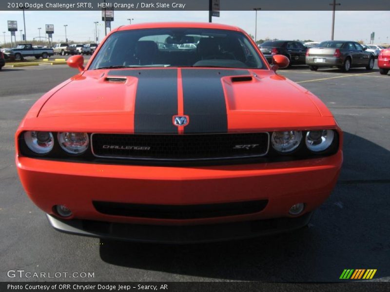HEMI Orange / Dark Slate Gray 2010 Dodge Challenger SRT8