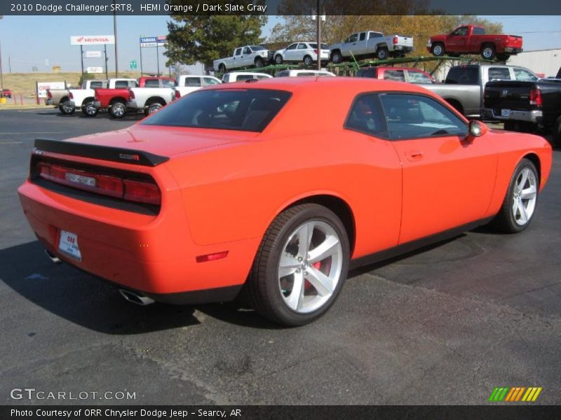 HEMI Orange / Dark Slate Gray 2010 Dodge Challenger SRT8