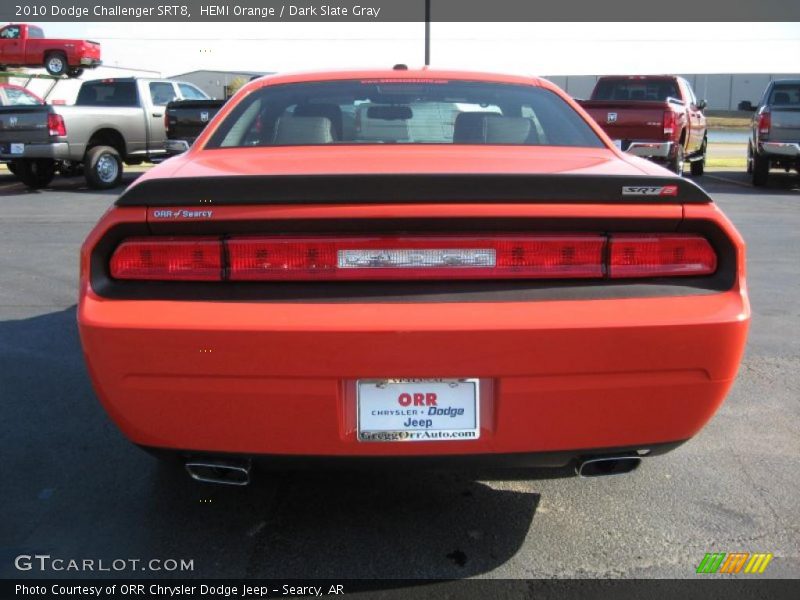 HEMI Orange / Dark Slate Gray 2010 Dodge Challenger SRT8