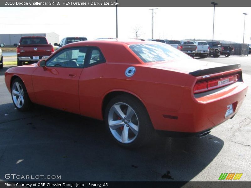 HEMI Orange / Dark Slate Gray 2010 Dodge Challenger SRT8