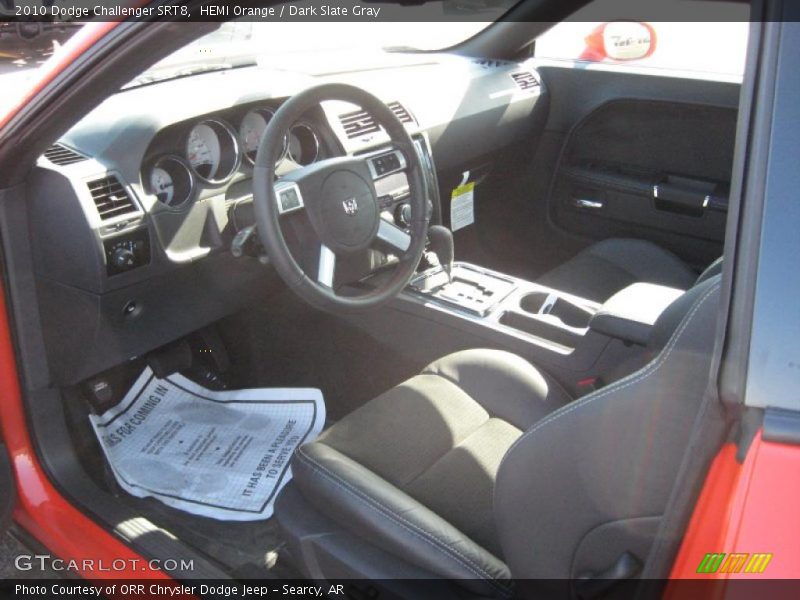 HEMI Orange / Dark Slate Gray 2010 Dodge Challenger SRT8