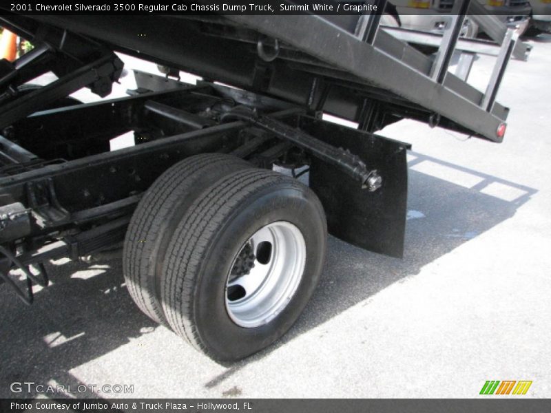 Summit White / Graphite 2001 Chevrolet Silverado 3500 Regular Cab Chassis Dump Truck