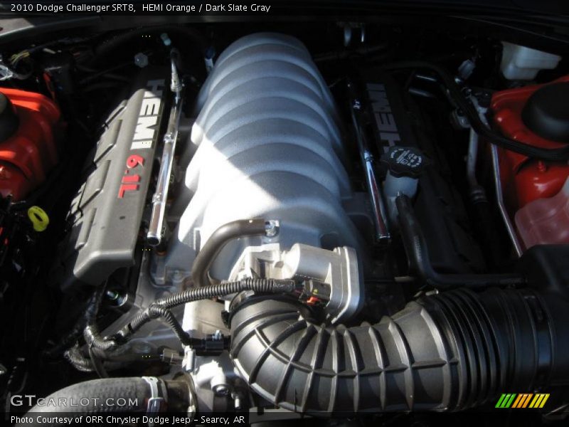 HEMI Orange / Dark Slate Gray 2010 Dodge Challenger SRT8
