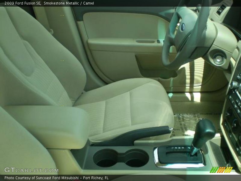 Smokestone Metallic / Camel 2009 Ford Fusion SE