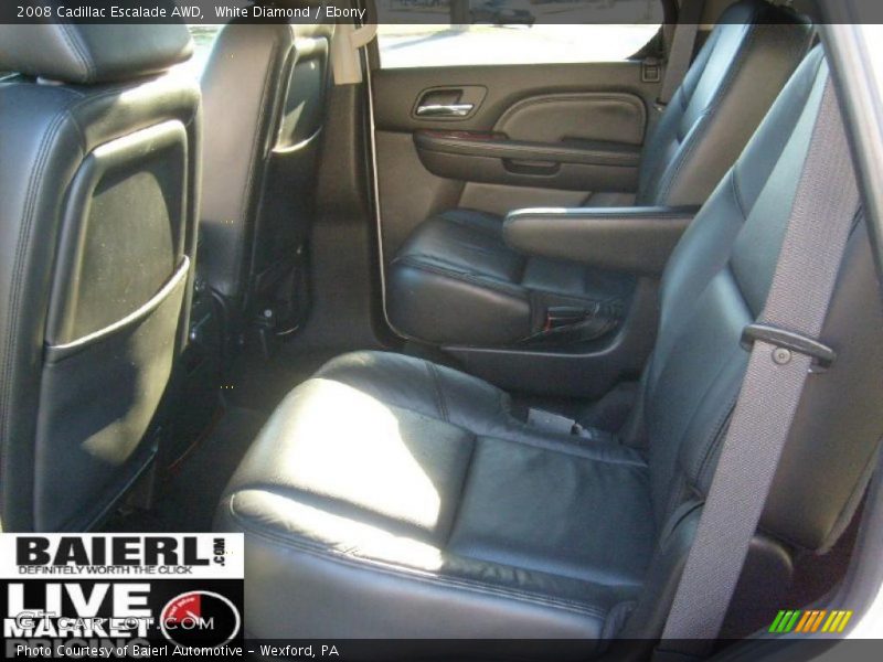 White Diamond / Ebony 2008 Cadillac Escalade AWD