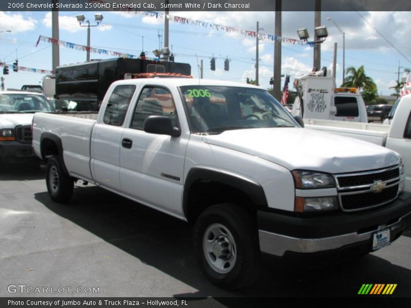 Summit White / Dark Charcoal 2006 Chevrolet Silverado 2500HD Extended Cab