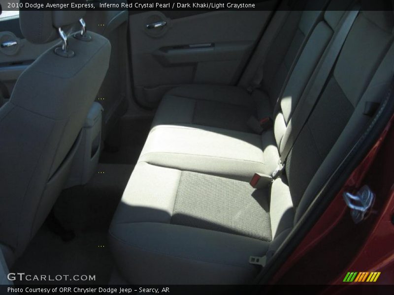 Inferno Red Crystal Pearl / Dark Khaki/Light Graystone 2010 Dodge Avenger Express