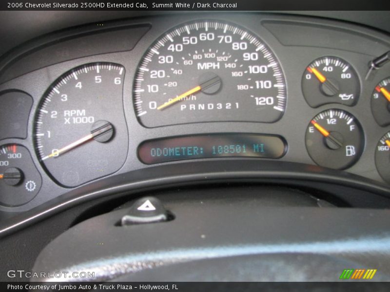Summit White / Dark Charcoal 2006 Chevrolet Silverado 2500HD Extended Cab