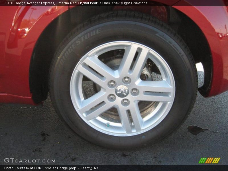 Inferno Red Crystal Pearl / Dark Khaki/Light Graystone 2010 Dodge Avenger Express