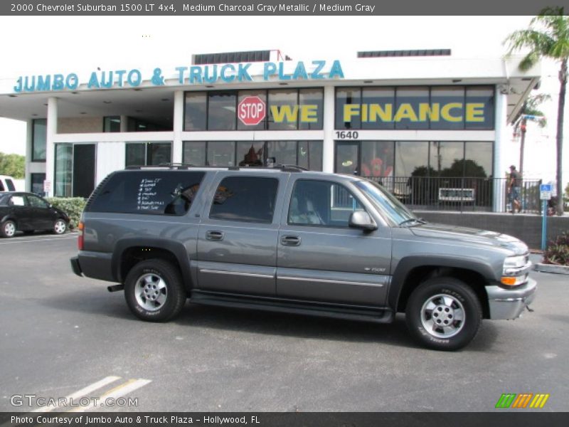 Medium Charcoal Gray Metallic / Medium Gray 2000 Chevrolet Suburban 1500 LT 4x4