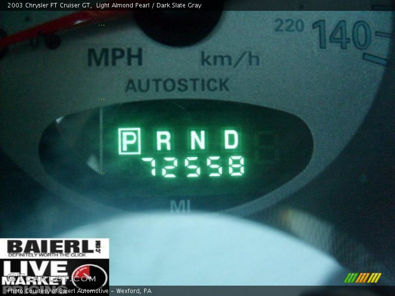 Light Almond Pearl / Dark Slate Gray 2003 Chrysler PT Cruiser GT