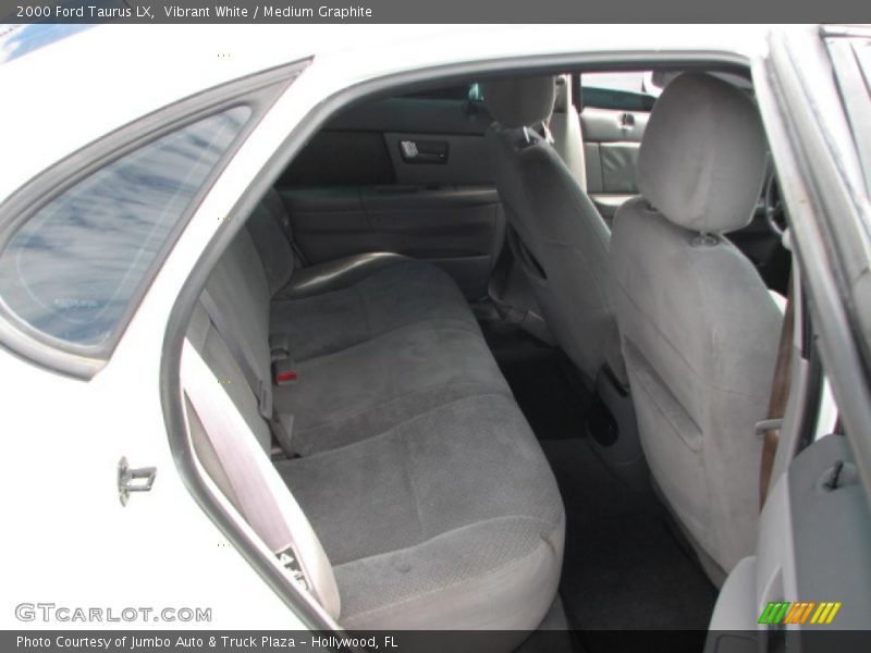 Vibrant White / Medium Graphite 2000 Ford Taurus LX