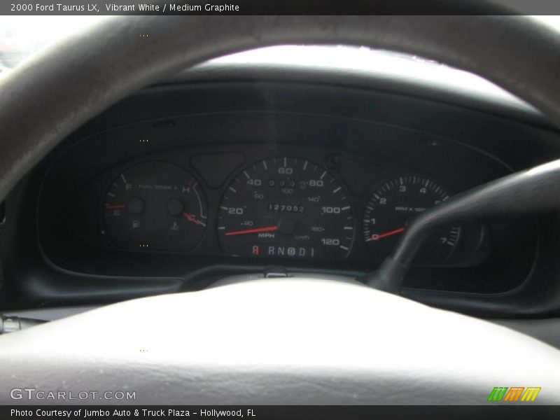 Vibrant White / Medium Graphite 2000 Ford Taurus LX