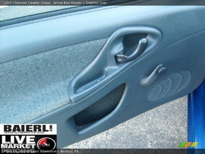 Arrival Blue Metallic / Graphite Gray 2005 Chevrolet Cavalier Coupe