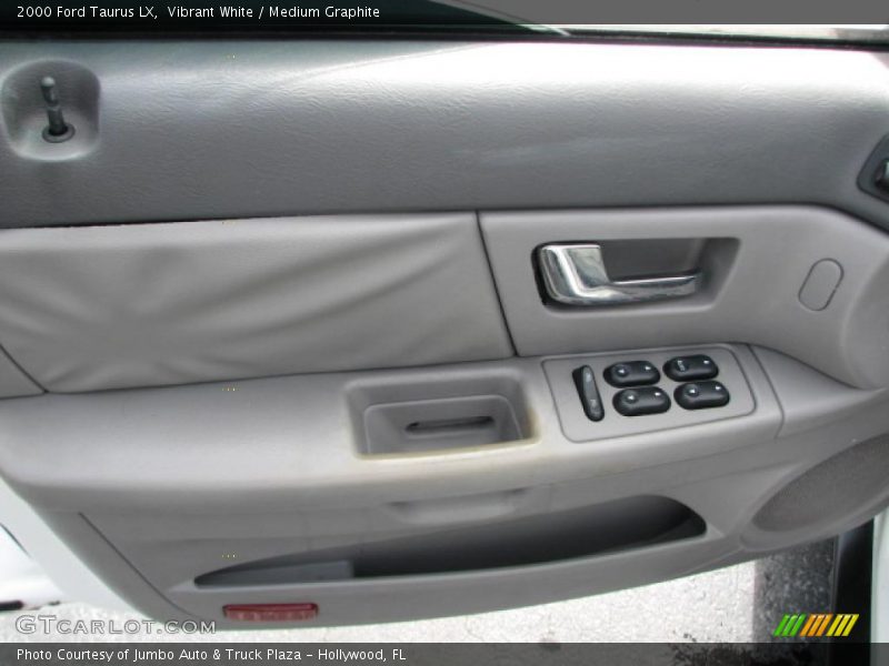 Vibrant White / Medium Graphite 2000 Ford Taurus LX