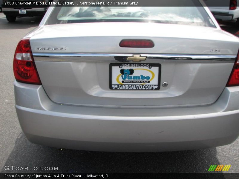 Silverstone Metallic / Titanium Gray 2008 Chevrolet Malibu Classic LS Sedan