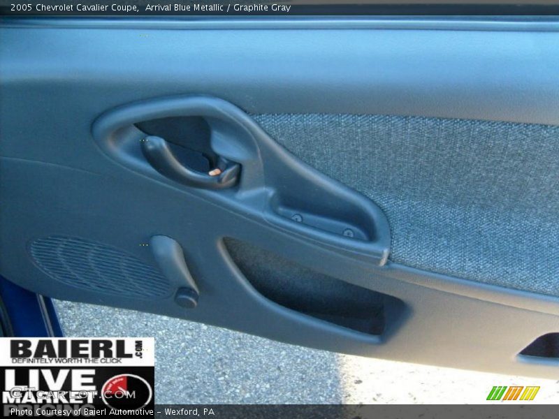 Arrival Blue Metallic / Graphite Gray 2005 Chevrolet Cavalier Coupe