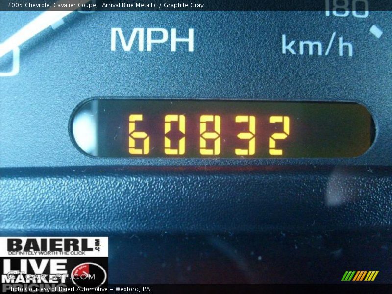 Arrival Blue Metallic / Graphite Gray 2005 Chevrolet Cavalier Coupe