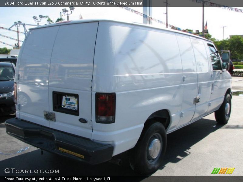 Oxford White / Medium Flint 2004 Ford E Series Van E250 Commercial Utility
