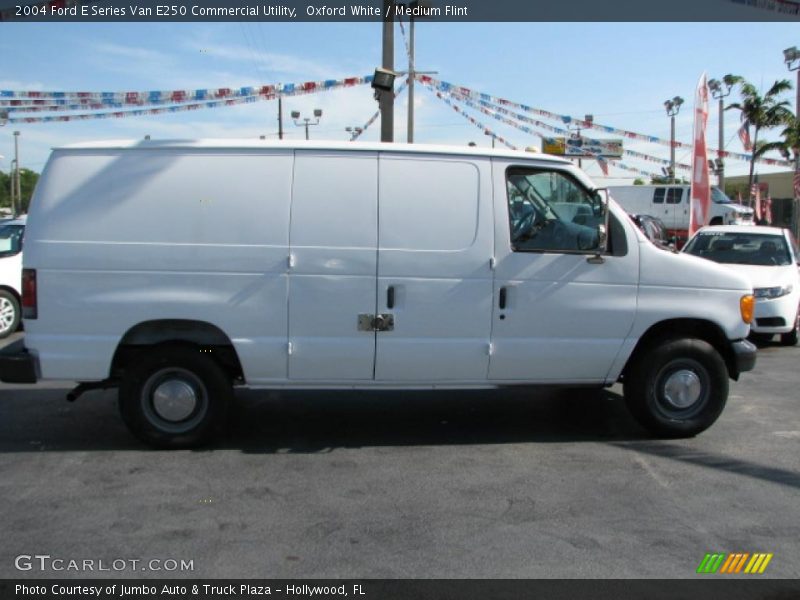 Oxford White / Medium Flint 2004 Ford E Series Van E250 Commercial Utility
