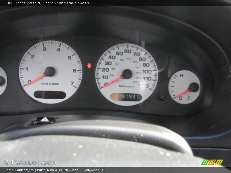 Bright Silver Metallic / Agate 2000 Dodge Intrepid