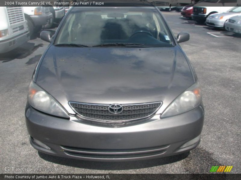 Phantom Gray Pearl / Taupe 2004 Toyota Camry SE V6