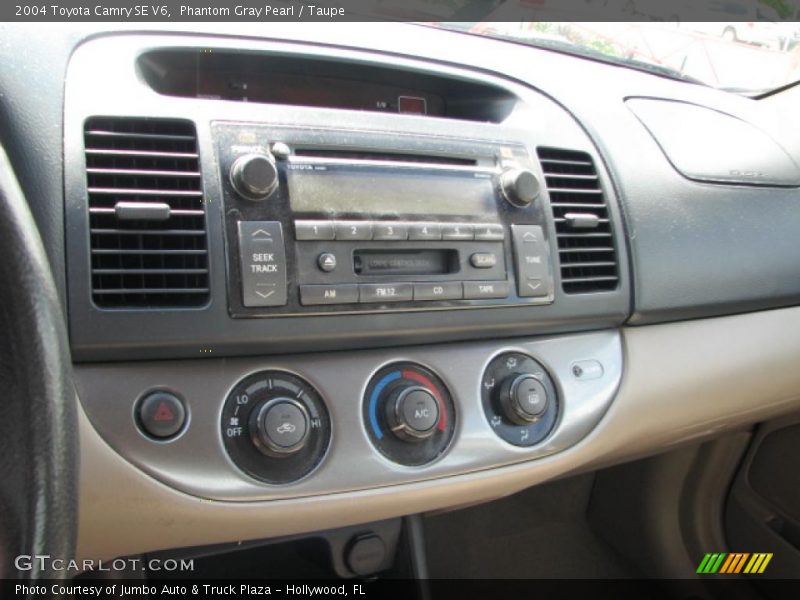 Phantom Gray Pearl / Taupe 2004 Toyota Camry SE V6