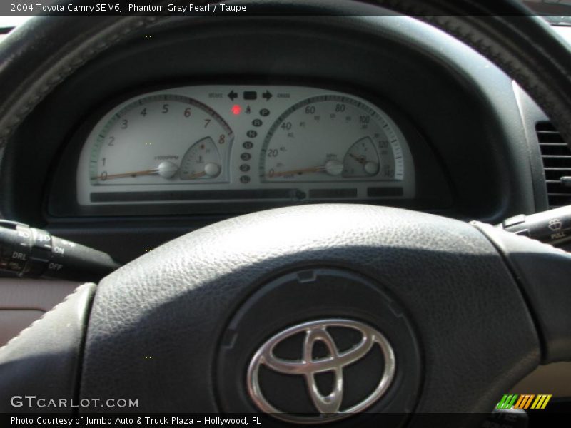 Phantom Gray Pearl / Taupe 2004 Toyota Camry SE V6