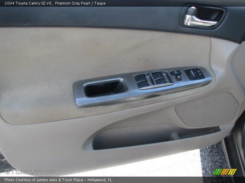 Phantom Gray Pearl / Taupe 2004 Toyota Camry SE V6