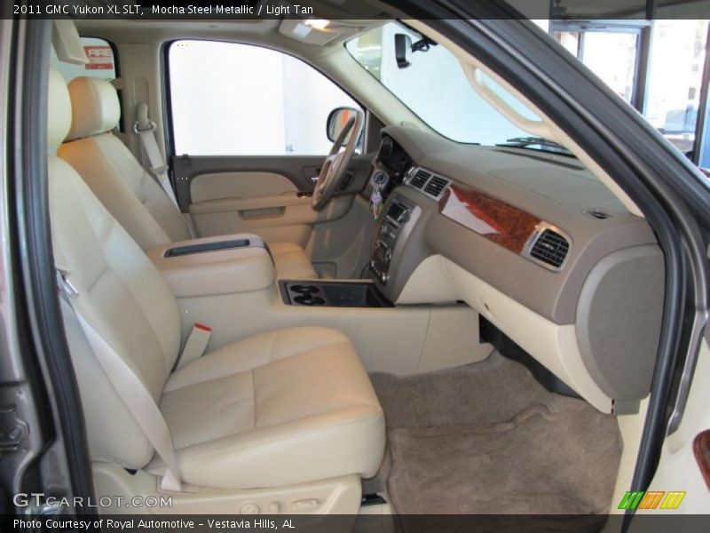 Mocha Steel Metallic / Light Tan 2011 GMC Yukon XL SLT