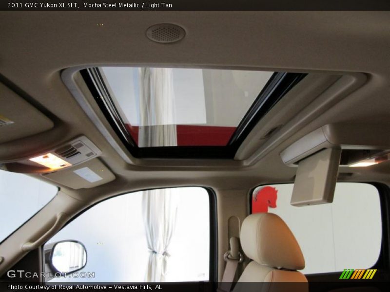 Sunroof of 2011 Yukon XL SLT
