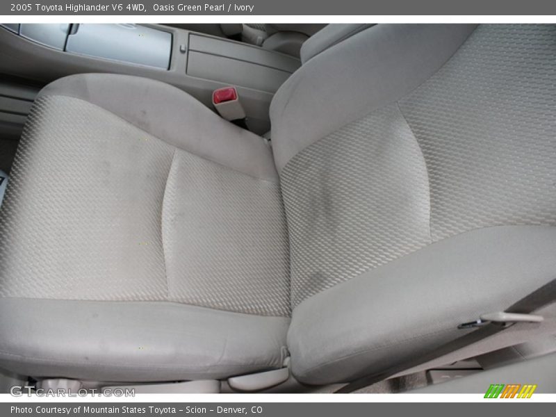 Oasis Green Pearl / Ivory 2005 Toyota Highlander V6 4WD