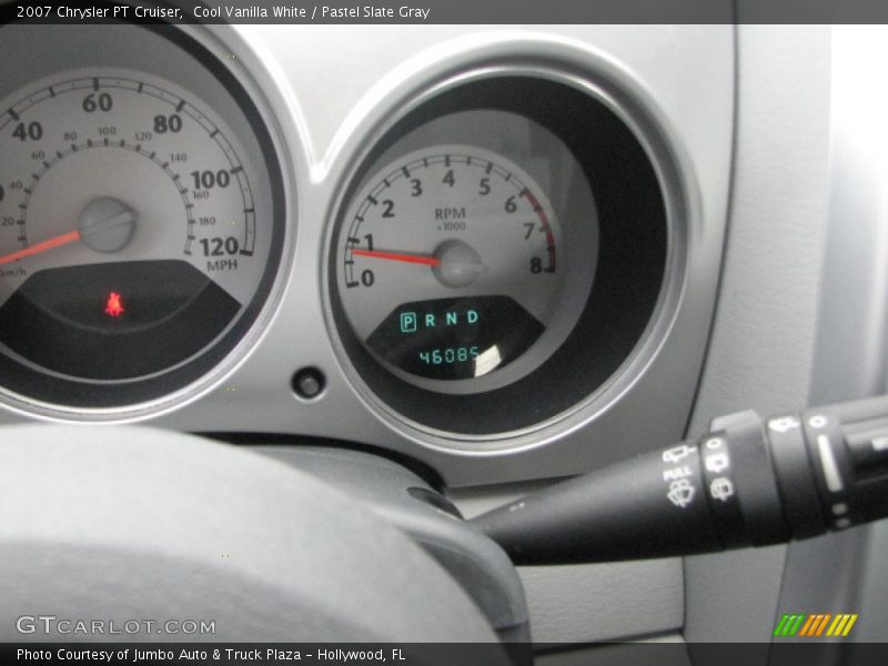 Cool Vanilla White / Pastel Slate Gray 2007 Chrysler PT Cruiser