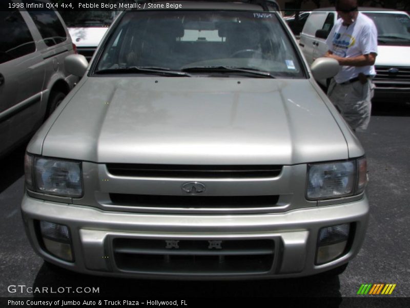 Pebble Beige Metallic / Stone Beige 1998 Infiniti QX4 4x4