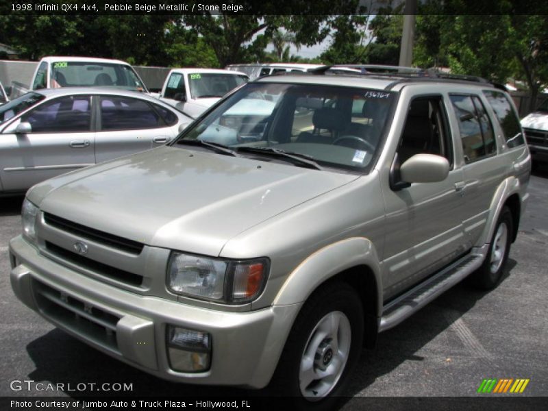 Pebble Beige Metallic / Stone Beige 1998 Infiniti QX4 4x4