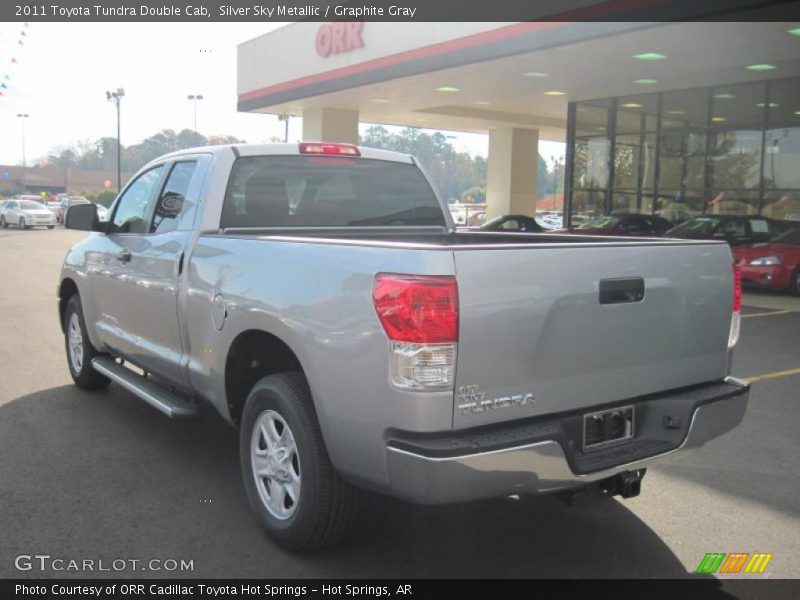 Silver Sky Metallic / Graphite Gray 2011 Toyota Tundra Double Cab