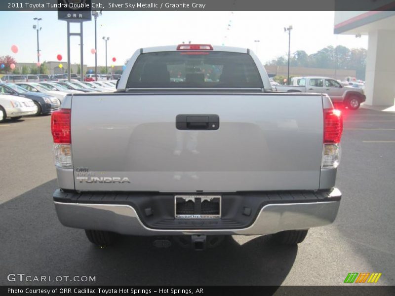 Silver Sky Metallic / Graphite Gray 2011 Toyota Tundra Double Cab