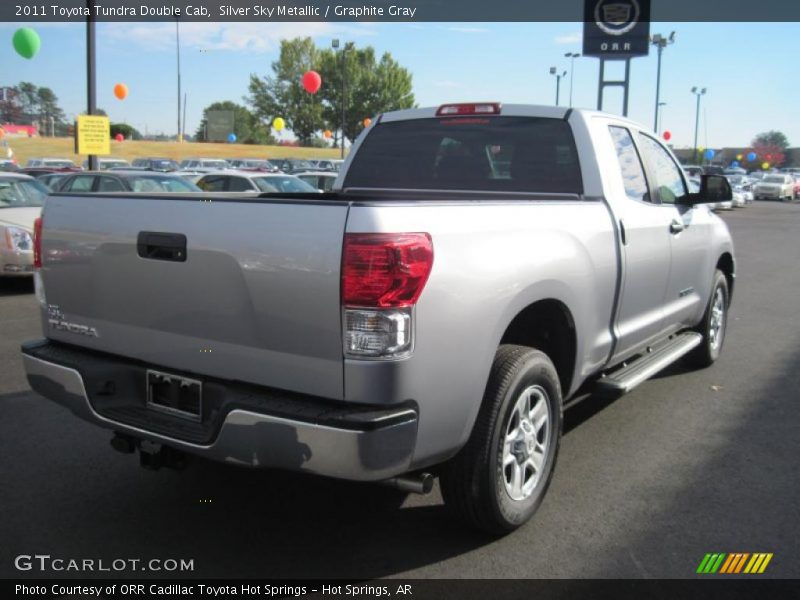 Silver Sky Metallic / Graphite Gray 2011 Toyota Tundra Double Cab
