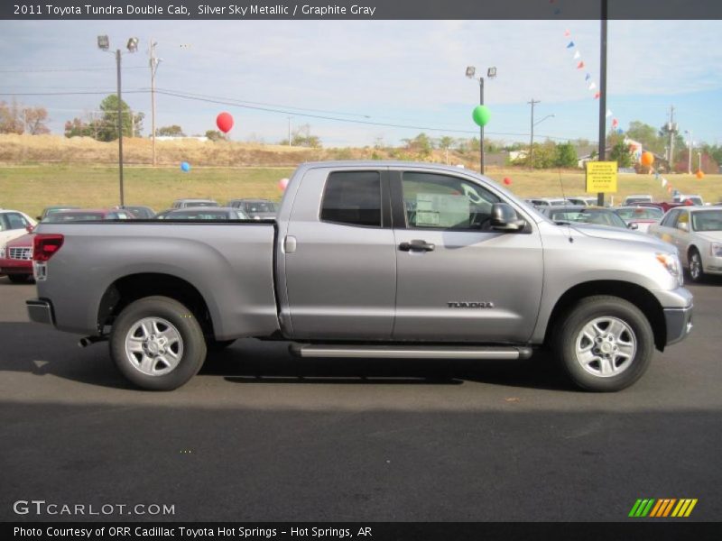Silver Sky Metallic / Graphite Gray 2011 Toyota Tundra Double Cab