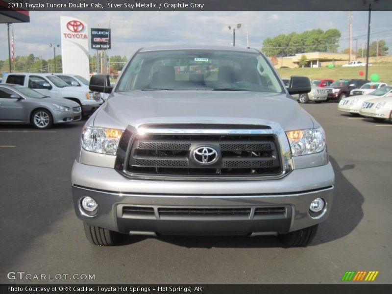 Silver Sky Metallic / Graphite Gray 2011 Toyota Tundra Double Cab
