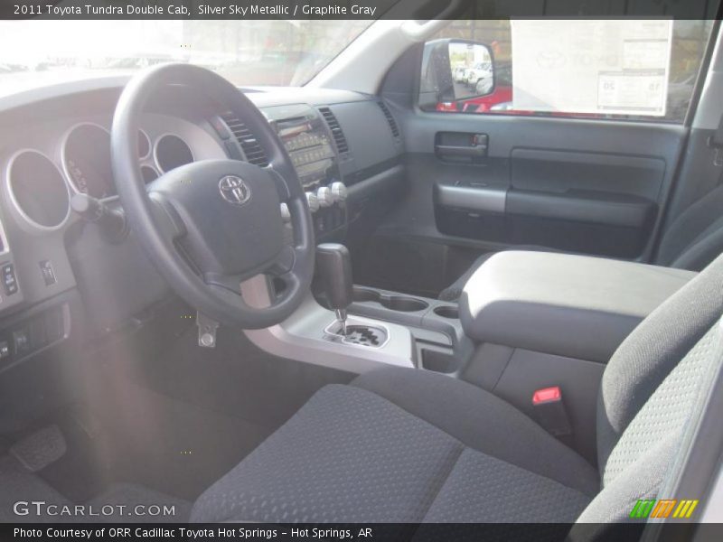 Silver Sky Metallic / Graphite Gray 2011 Toyota Tundra Double Cab