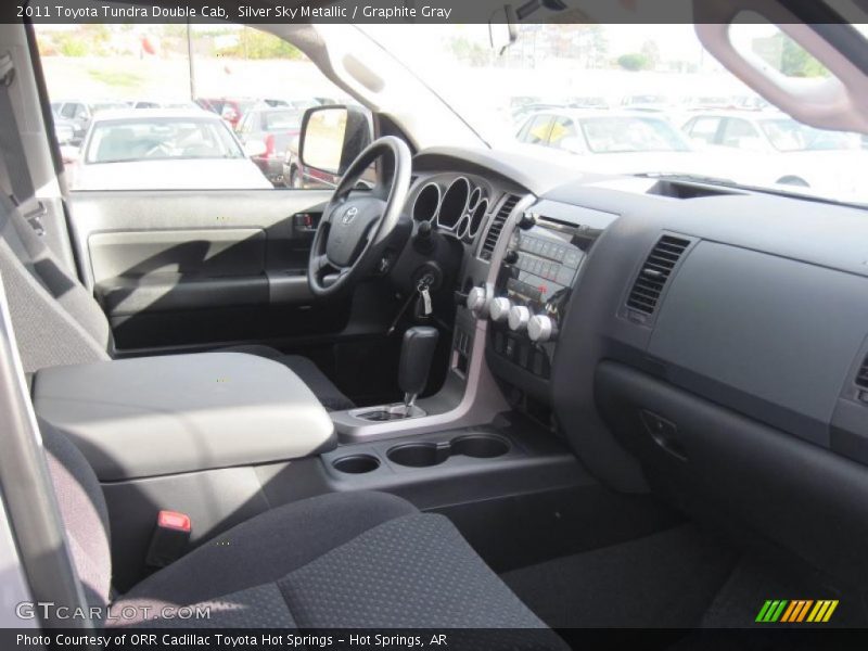 Silver Sky Metallic / Graphite Gray 2011 Toyota Tundra Double Cab