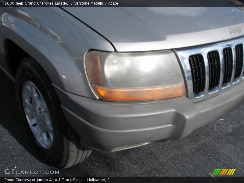 Silverstone Metallic / Agate 2000 Jeep Grand Cherokee Laredo