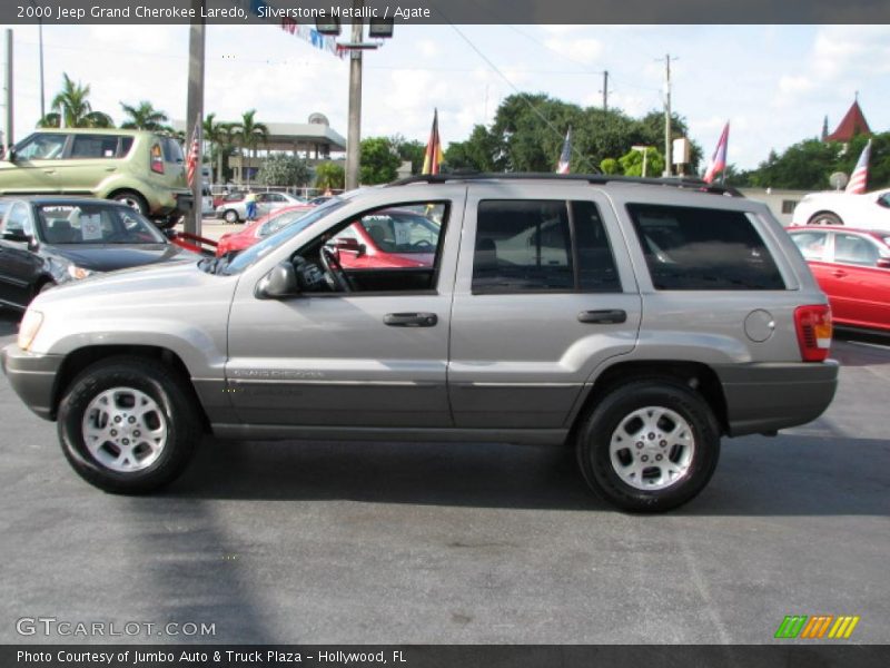 Silverstone Metallic / Agate 2000 Jeep Grand Cherokee Laredo