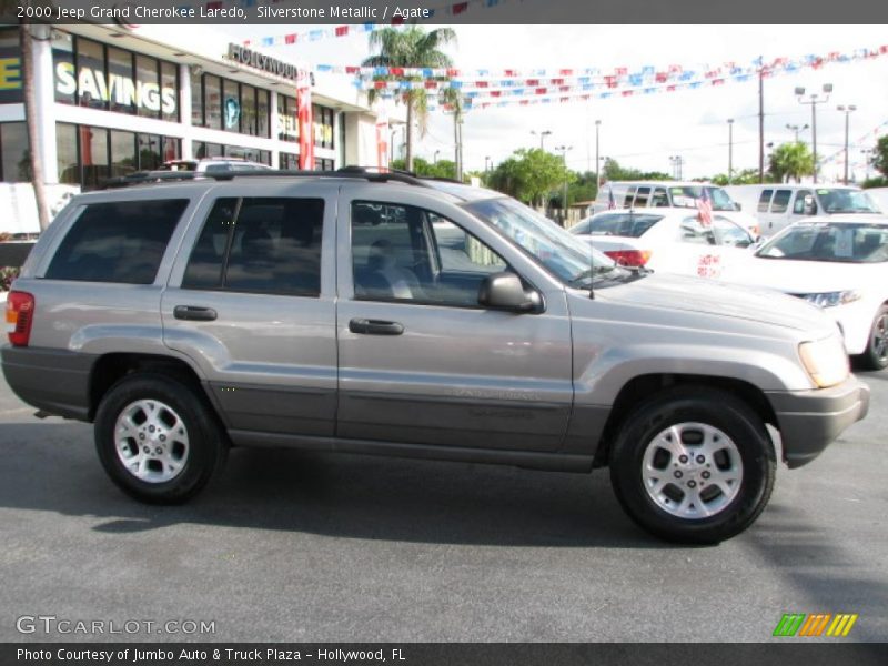 Silverstone Metallic / Agate 2000 Jeep Grand Cherokee Laredo